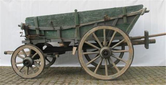 Polderwagen met afneembare zijborden, Karrenmuseum Essen